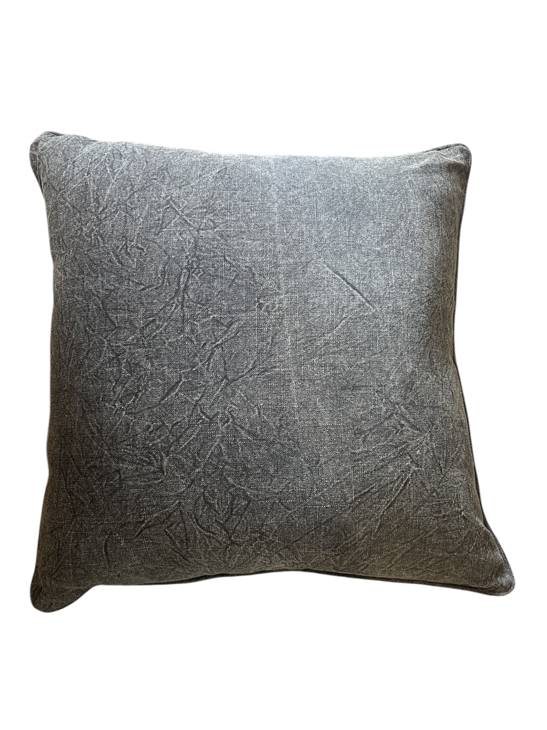 STONEWASH SCATTER CUSHION BLACK