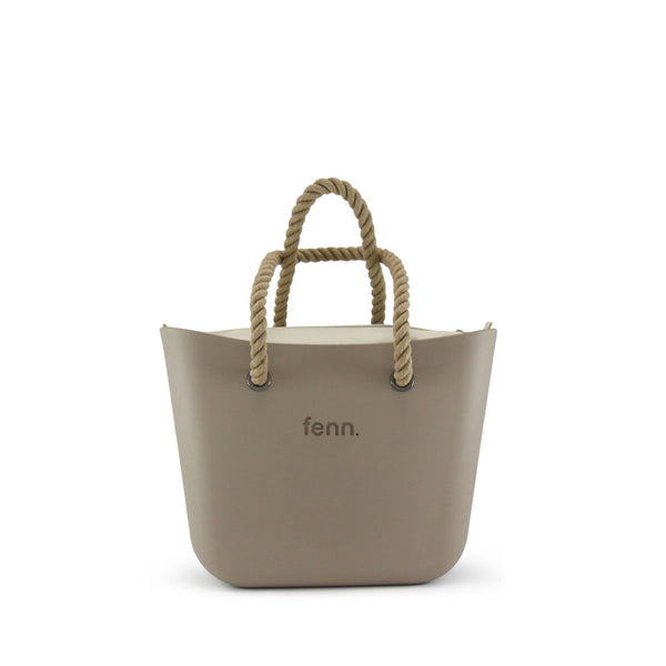 FENN ORIGINAL TOTE BAG STONE WITH ROPE HANDLES NAP